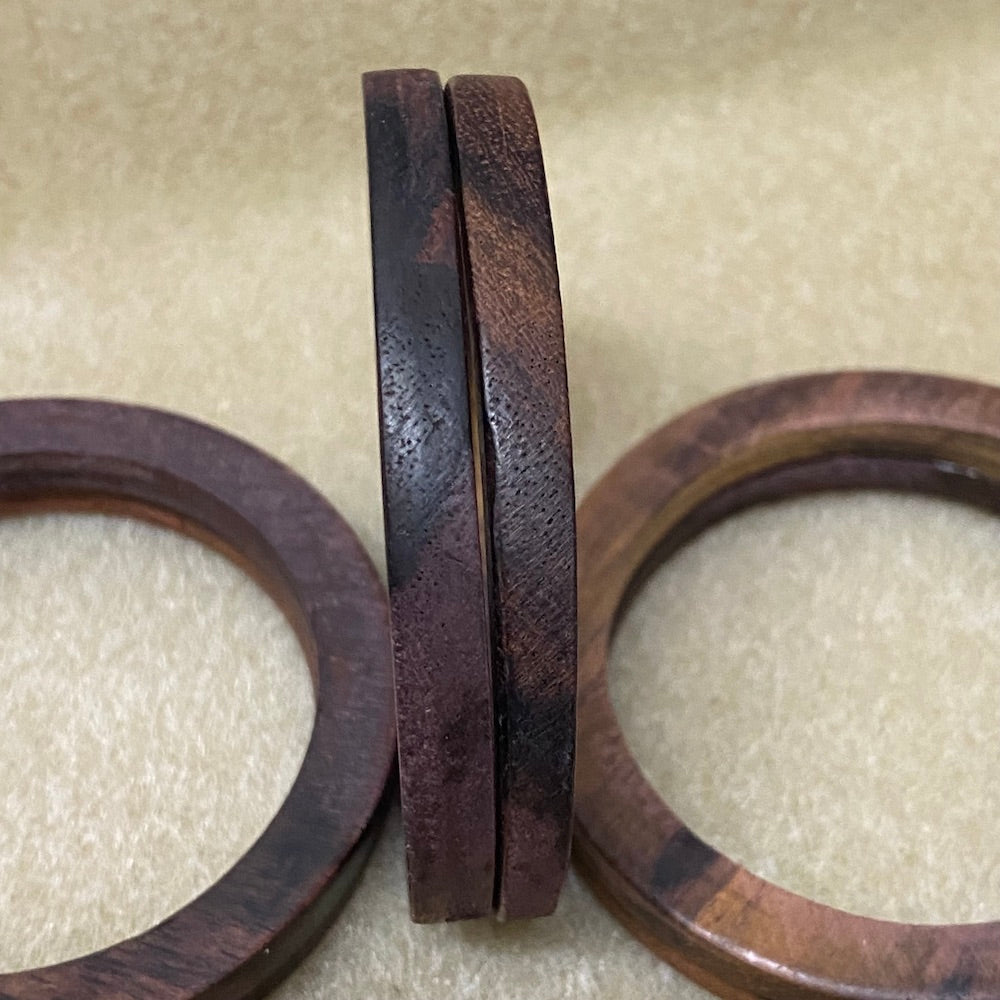 55mm Wood Rings (10) - Teak