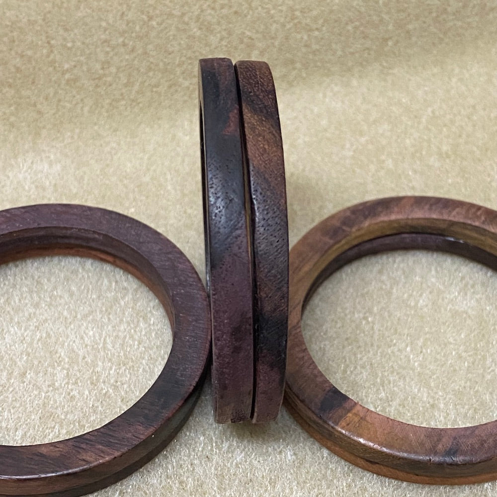 55mm Wood Rings (10) - Teak