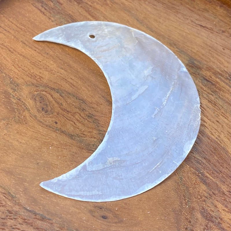 1-hole 5cm Capiz MOON (10)