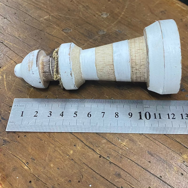 Lighthouse (1) - White - Nautical Wood Craft Decoration