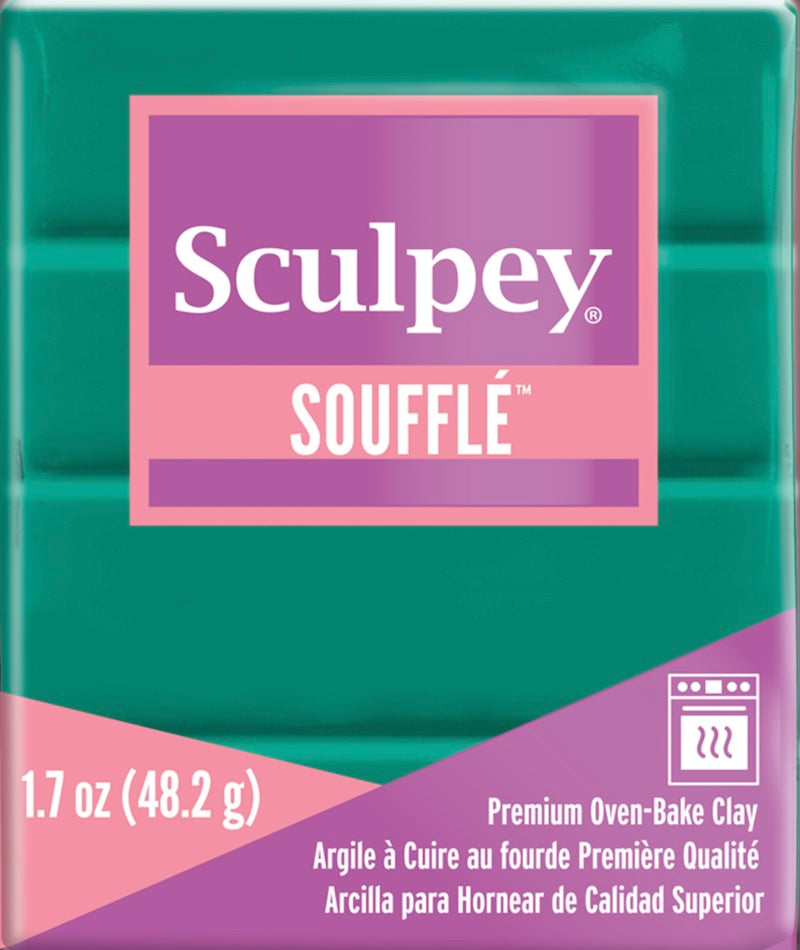 Jade (48.2g) - Sculpey Souffle Polymer Clay