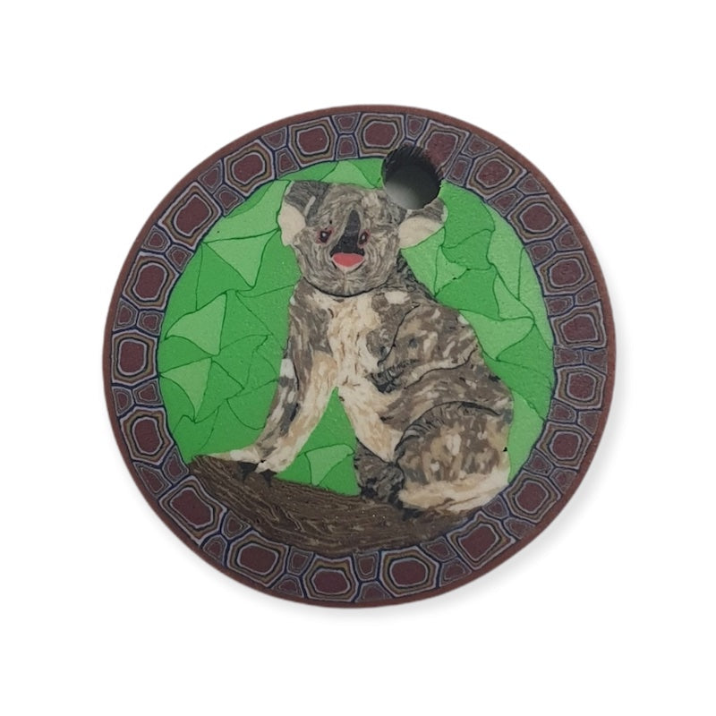 26mm Fimo Pendant (1) - Koala