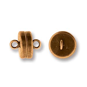 8mm Magnetic Clasp - Ancient Brass