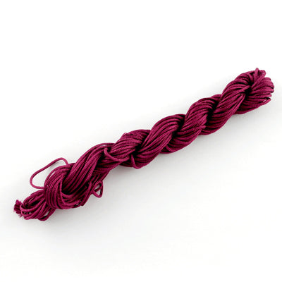 Maroon (20m) 1mm Braided Thread