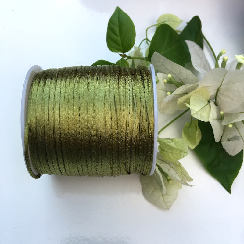 Olive (10m) - 1mm Rat Tail