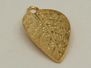 Large Leaf with Loop Gold Qty: 50