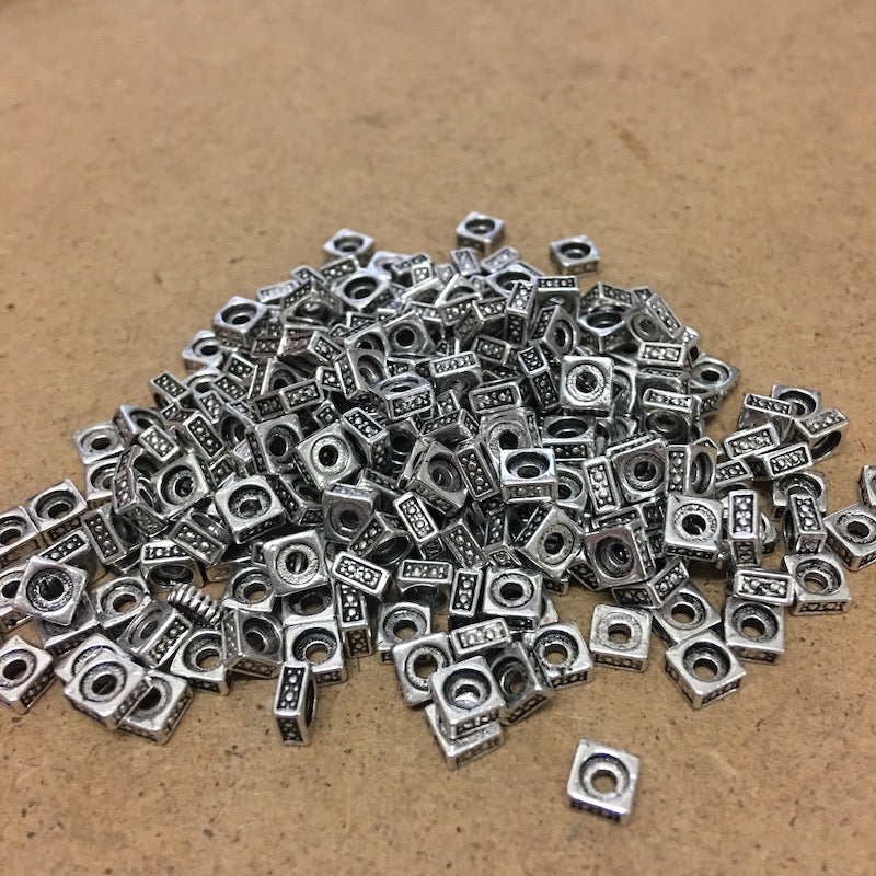 5mm Square Spacer Bead (100)