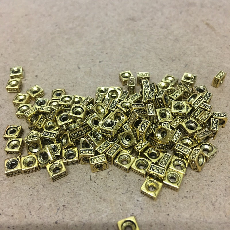 5mm Square Spacer Bead (100)