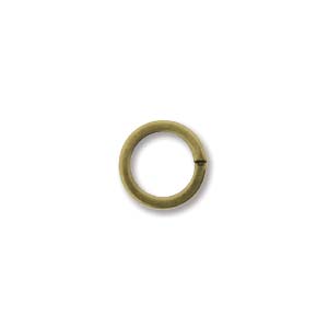 7mm Pressed Jumpring (100) - Ancient Gold
