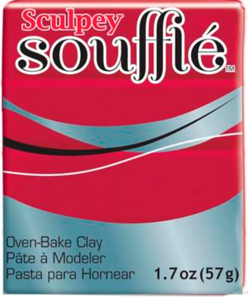 Raspberry (48.2g) - Sculpey Souffle Polymer Clay