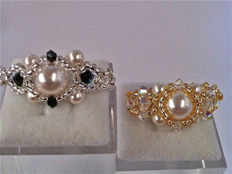 Pearl Ring Pattern (makes 2 variations)