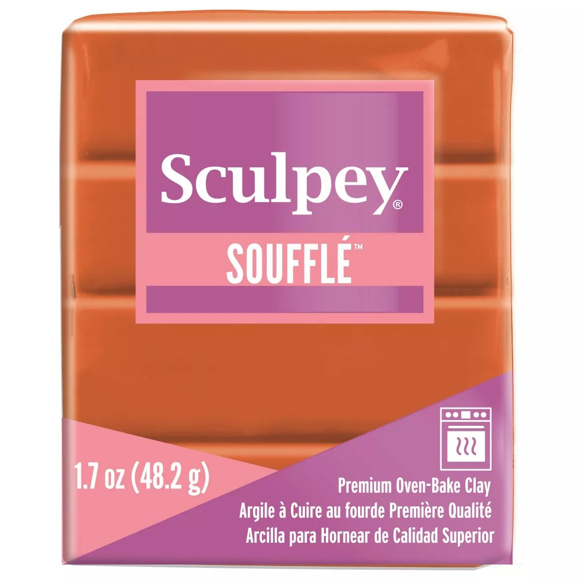 Pumpkin (48.2g) - Sculpey Souffle Polymer Clay