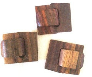 5-Row Wood Clasp Buckle