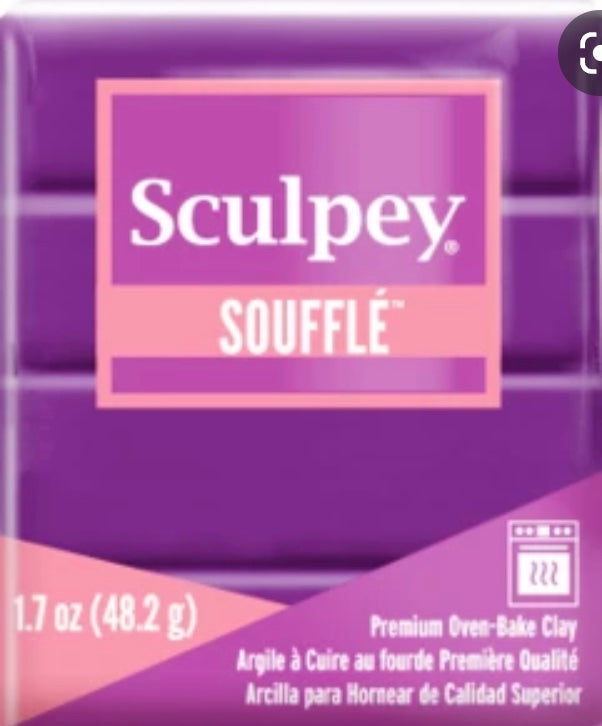 Grape (48.2g) - Sculpey Souffle Polymer Clay