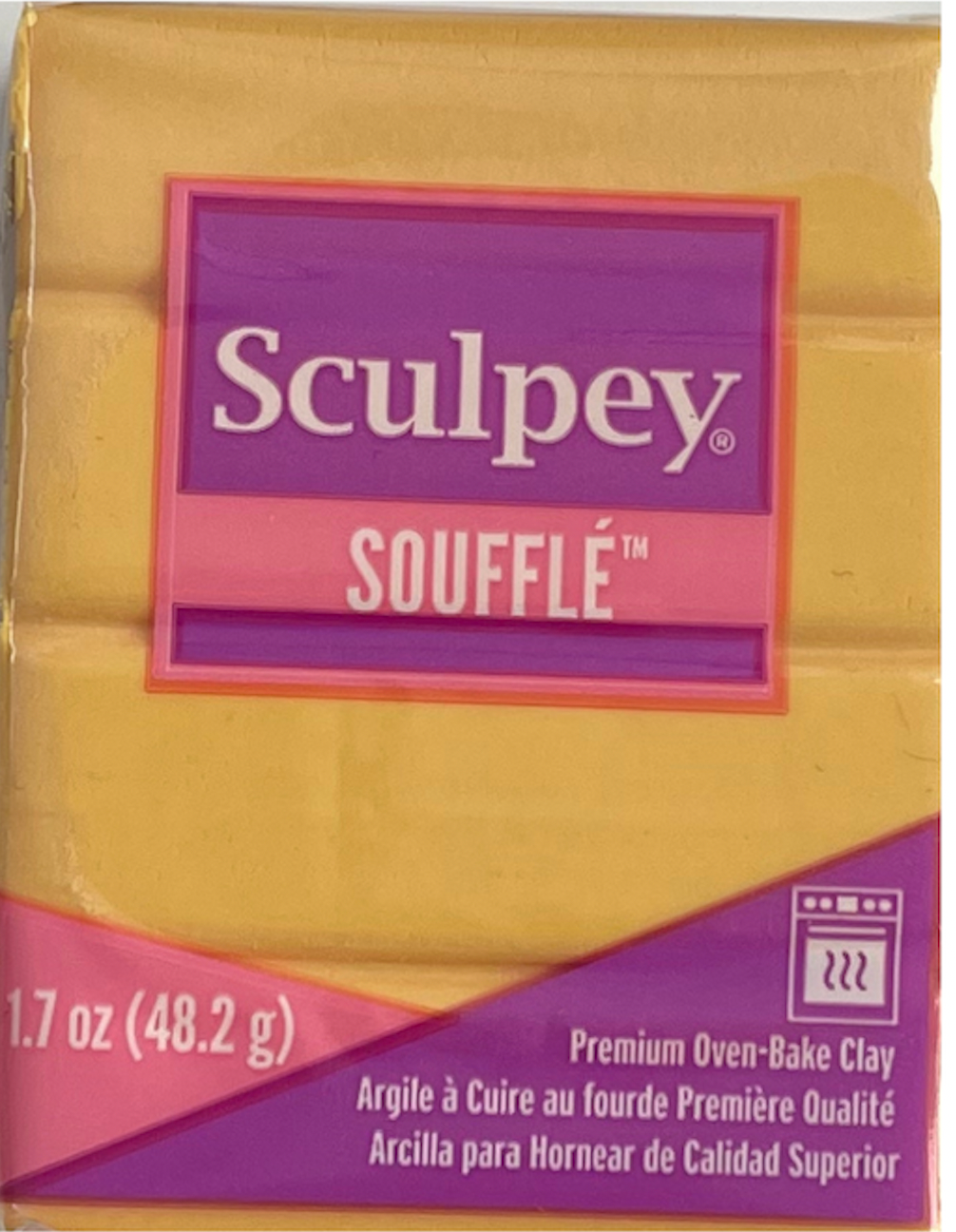 Yellow Ochre (48.2g) - Sculpey Souffle Polymer Clay