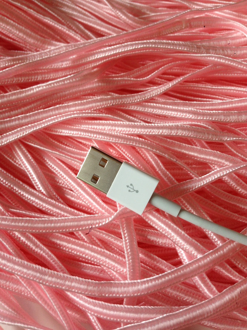 Soutache Braided Cords (100m) - Pink