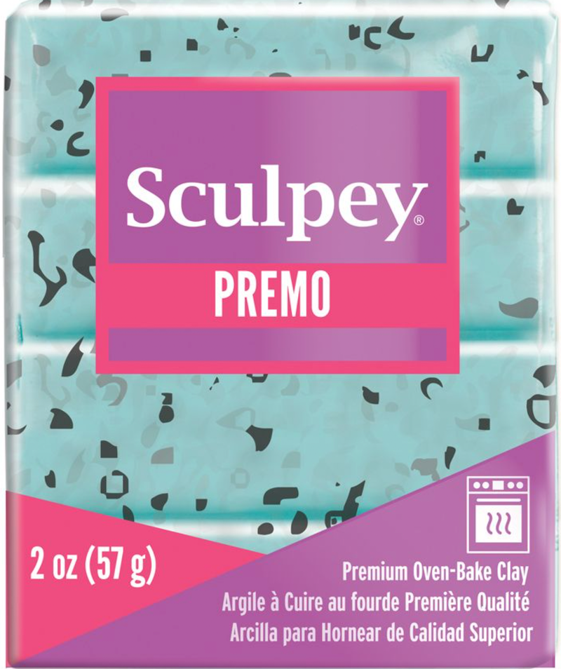 Turquoise Granite (57g) - Premo! Sculpey Polymer Clay