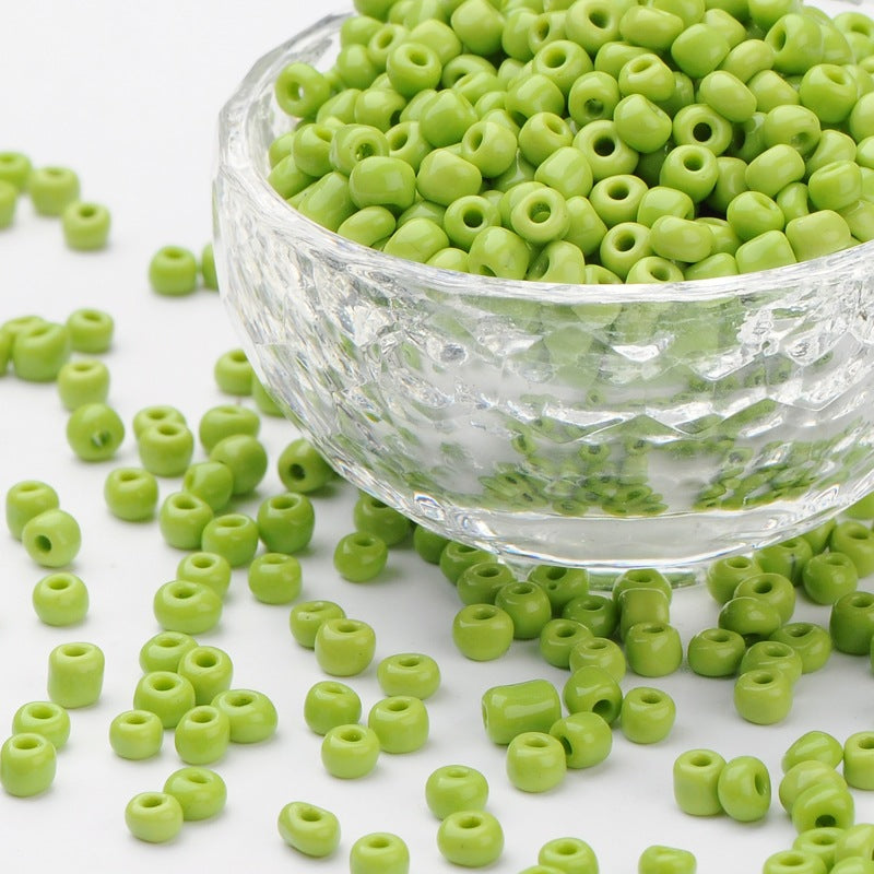 Lime Green - 6/0 Opaque (50g) - Seed Beads