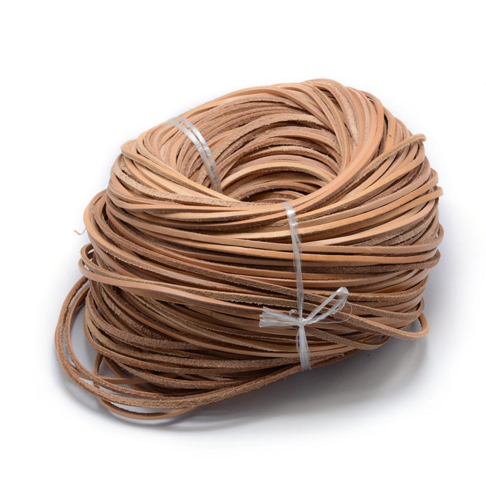 2x3mm Leather Lace (10m) - Camel