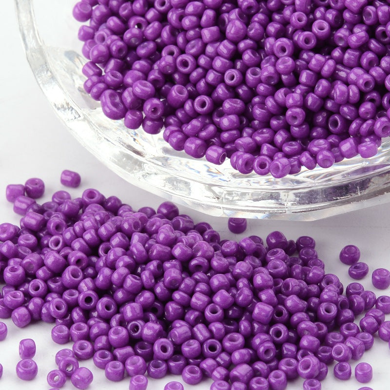 Purple - 8/0 Baked On Colour (50g) - Seed Beads