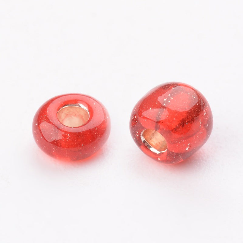 Red - 6/0 Silverlined (50g) - Seed Beads