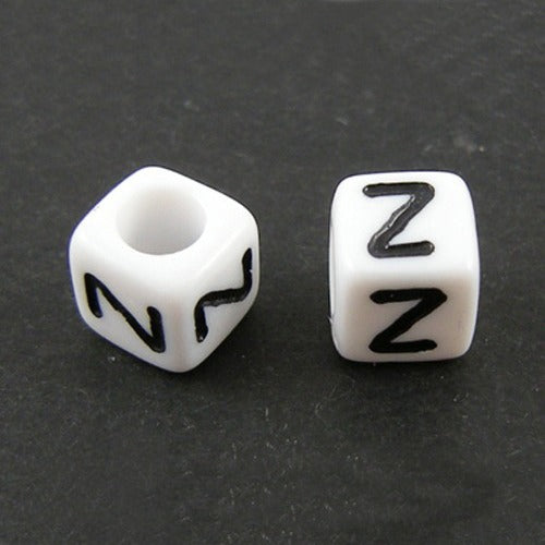 Alphabet Letter Beads (Cubes) - Z