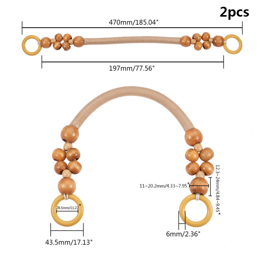 Bag Handles - Wood (1 Set)