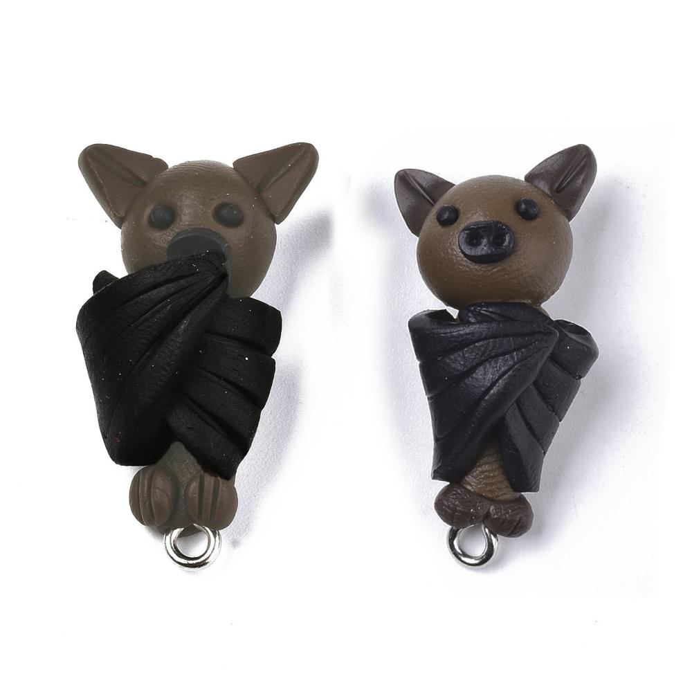 Bat (1) - Polymer Clay Pendant