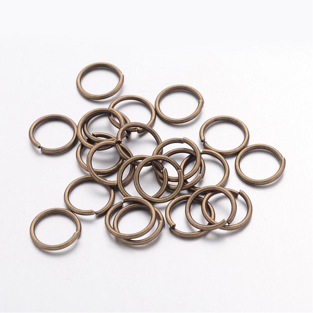 10x1mm Jumprings (100) - Ancient Gold