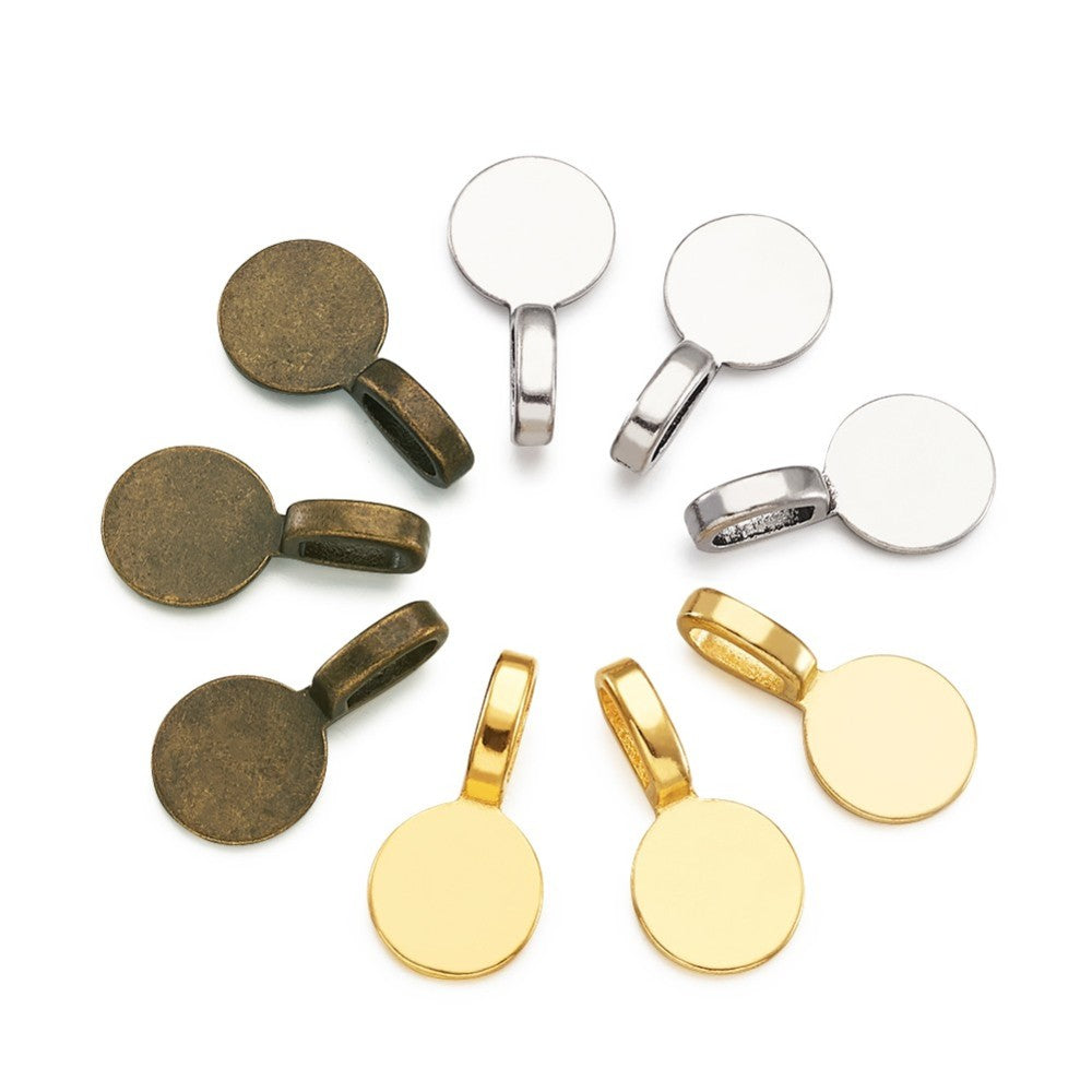 Pendant Bail - Gold ROUND (5)