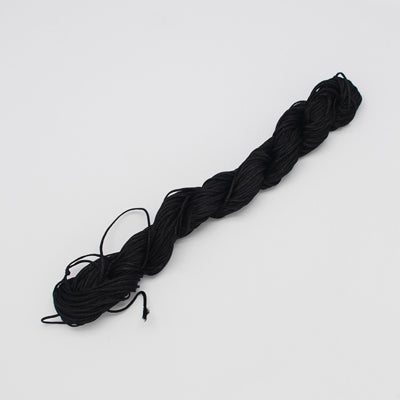 Black (20m) 1mm Braided Thread