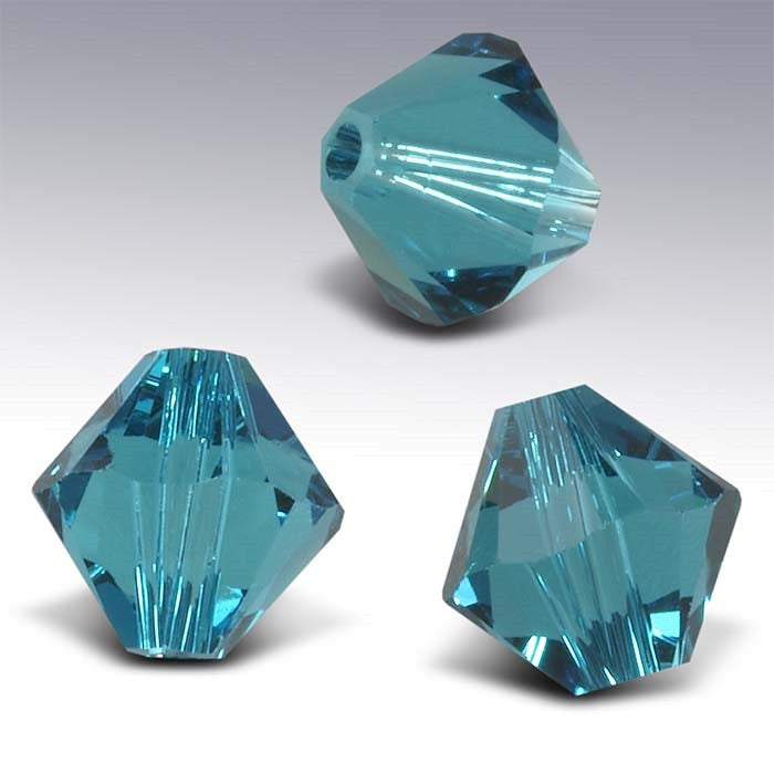 6mm Bicone Swarovski Crystal Beads (10 beads)