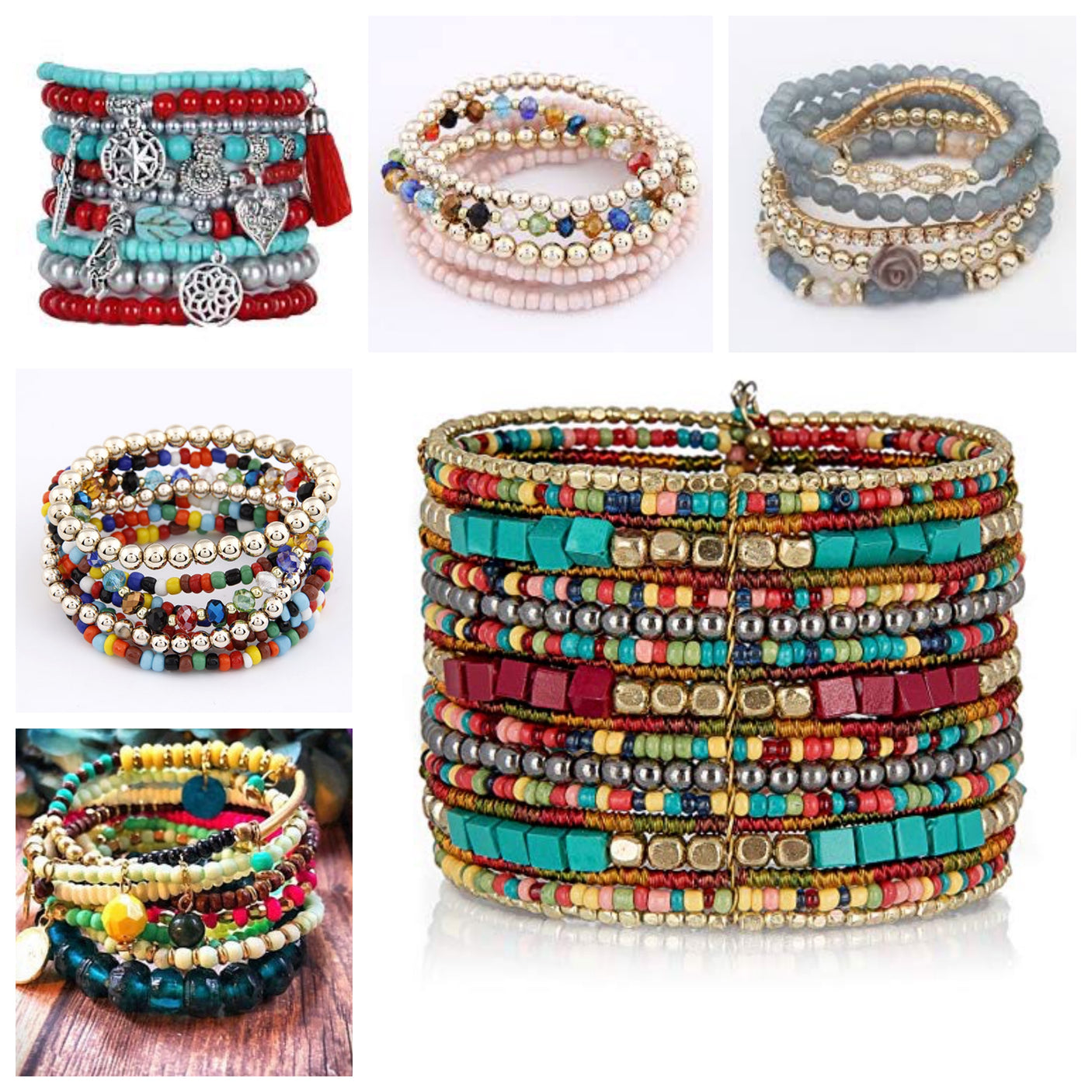 Marathon Beaded Bracelet BOHO Event - October 9th