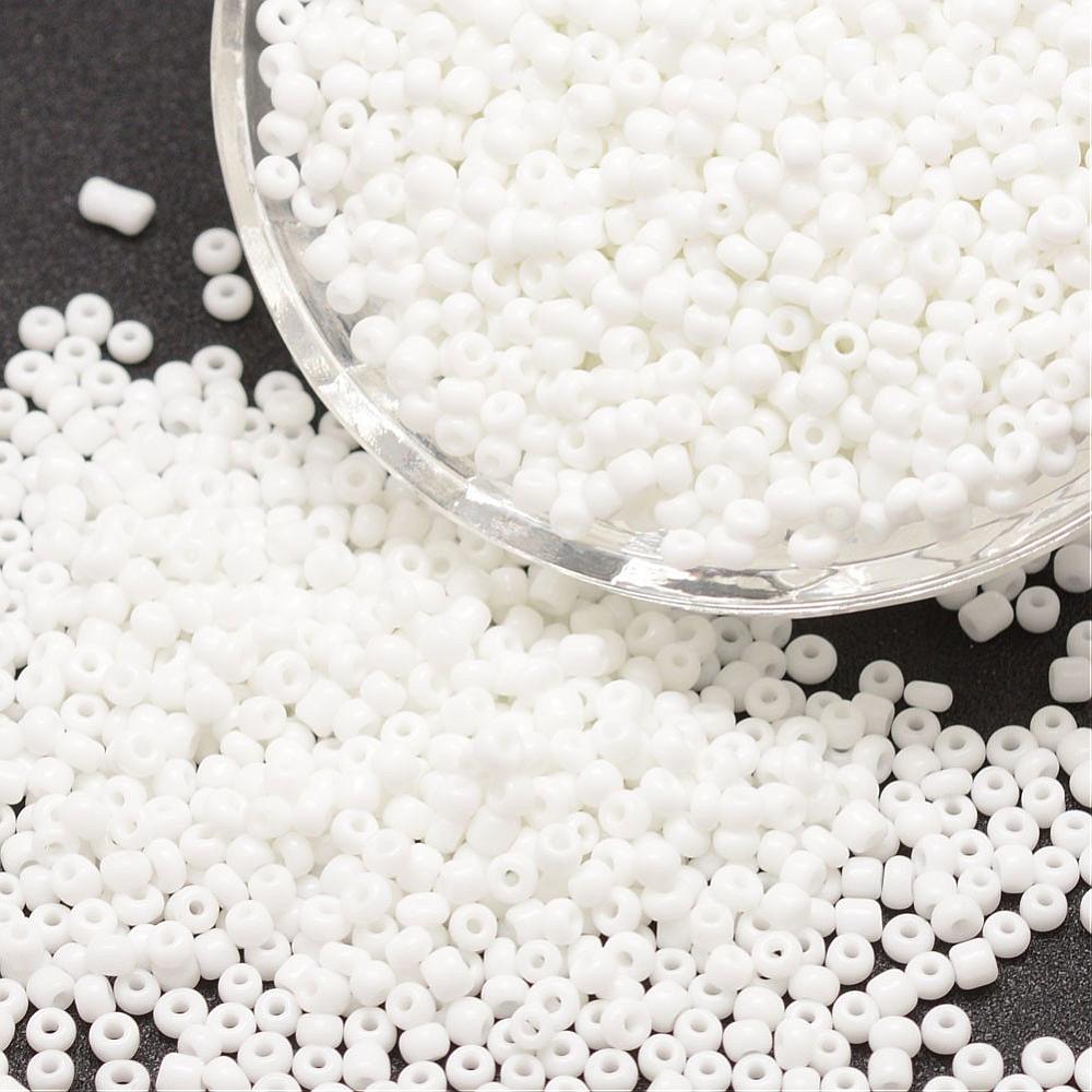 White - 8/0 Opaque (50g) - Seed Beads