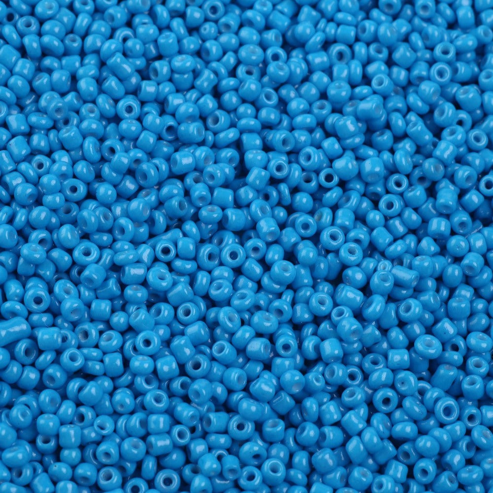 Blue - 12/0 Baked On Colour (50g) - Seed Beads