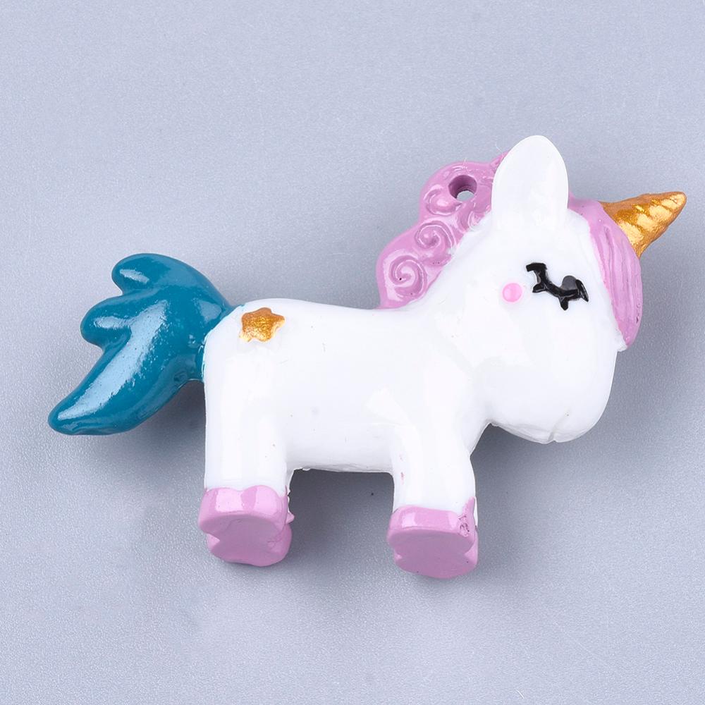 Unicorn Pendant (1) - Purple