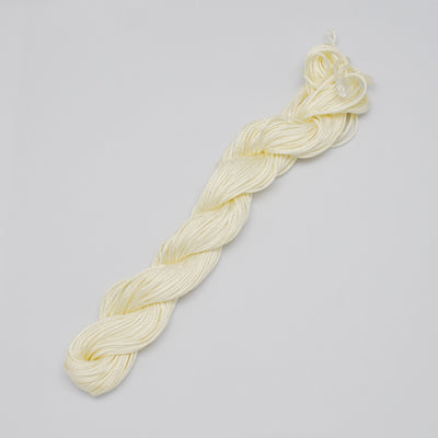 Cream (20m) 1mm Braided Thread