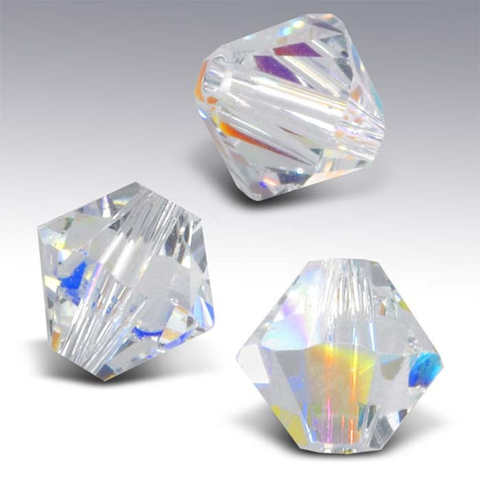 4mm Bicone Swarovski Crystal Beads (10 beads)