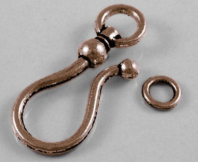 Hook & Eye Clasp - Ancient Brass