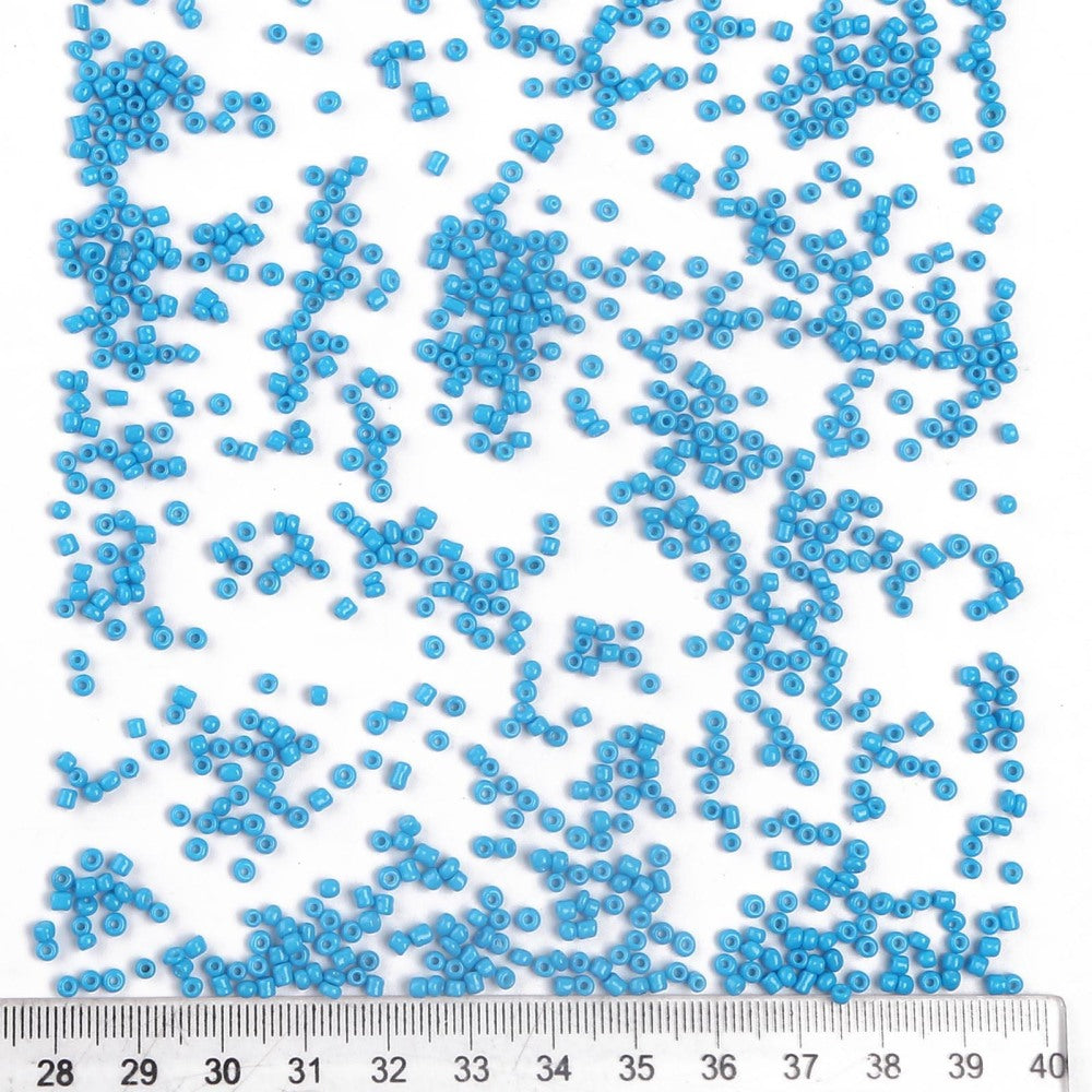 Blue - 12/0 Baked On Colour (50g) - Seed Beads