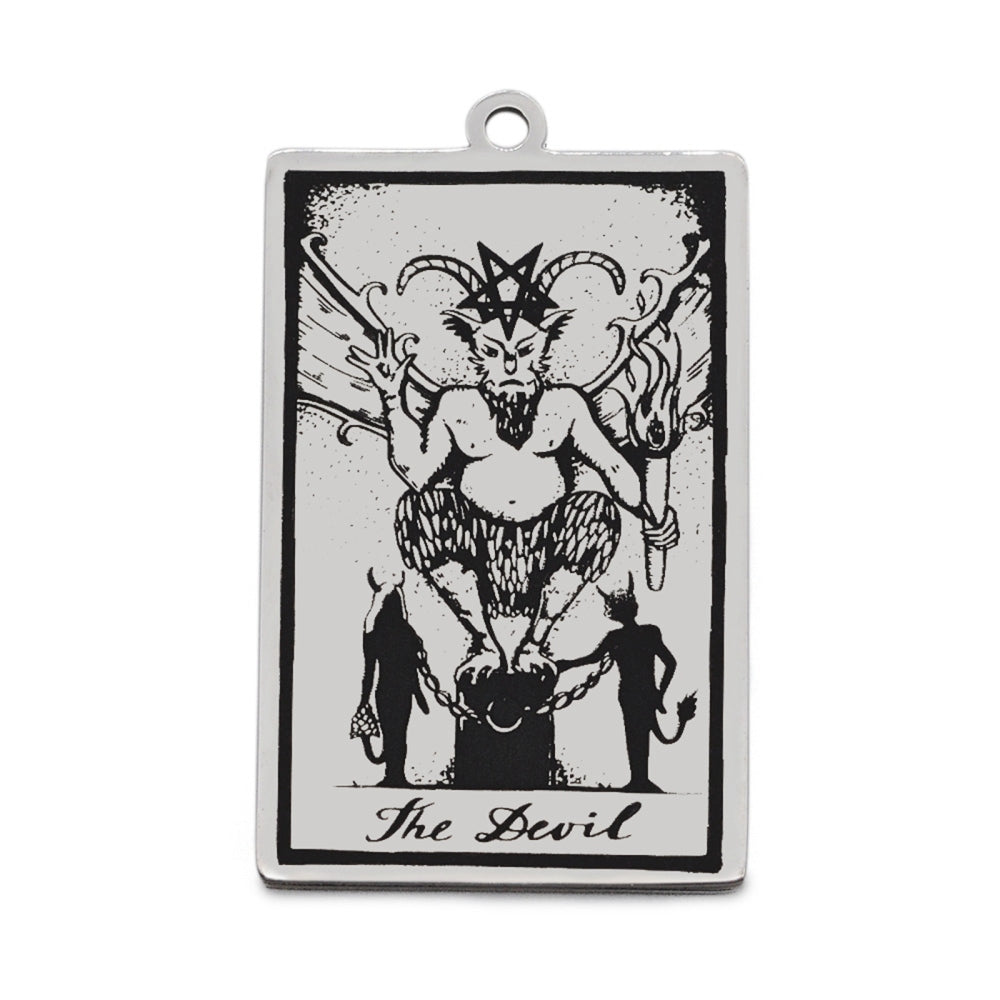 The Devil - Tarot Card Pendant (1)