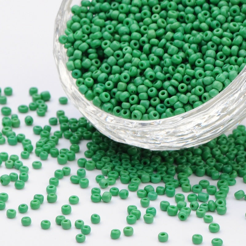 Green - 12/0 Opaque (50g) - Seed Beads