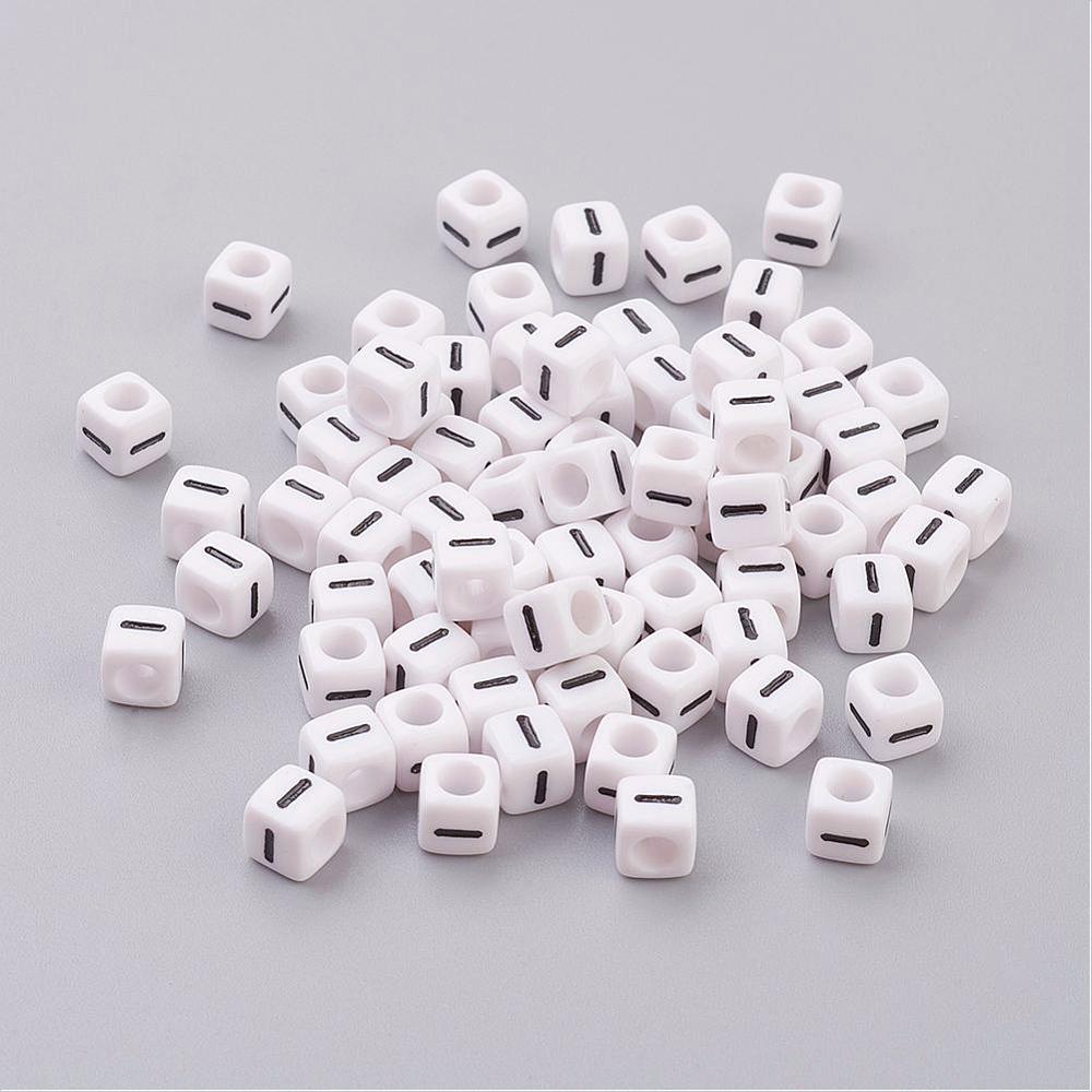 Alphabet Letter Beads (Cubes) - I