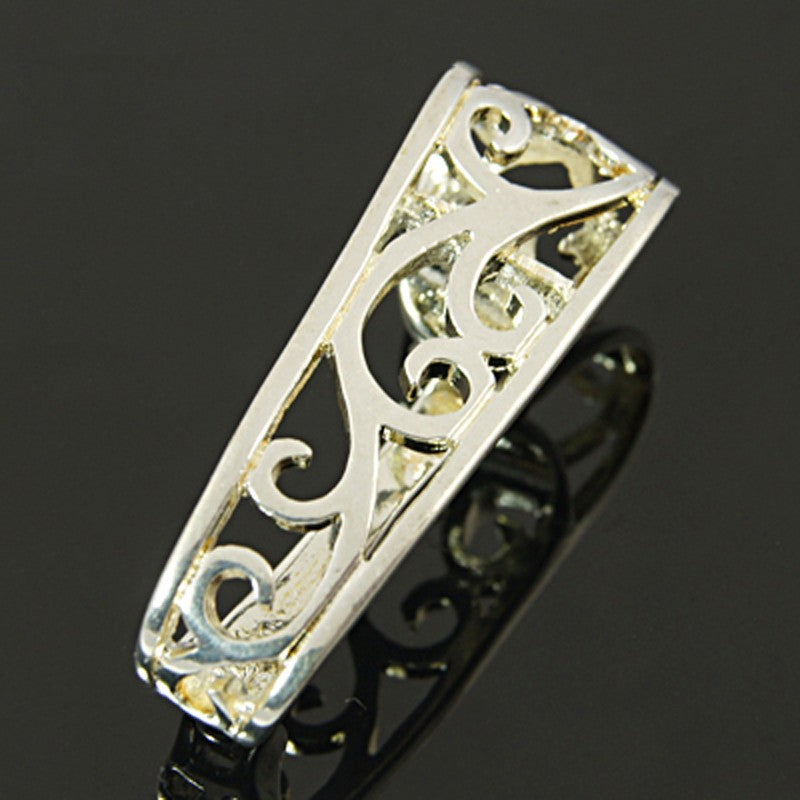 35mm Interchangeable Pendant Bail (1) - Platinum