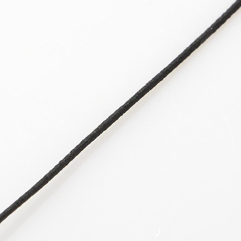 0.6mm Cloth Elastic (10m) - Black - Bead Shack