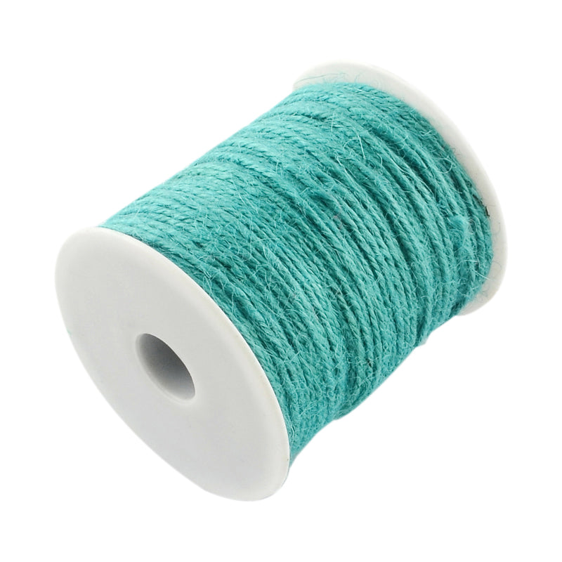 Turquoise (10m) - 2mm Hemp String