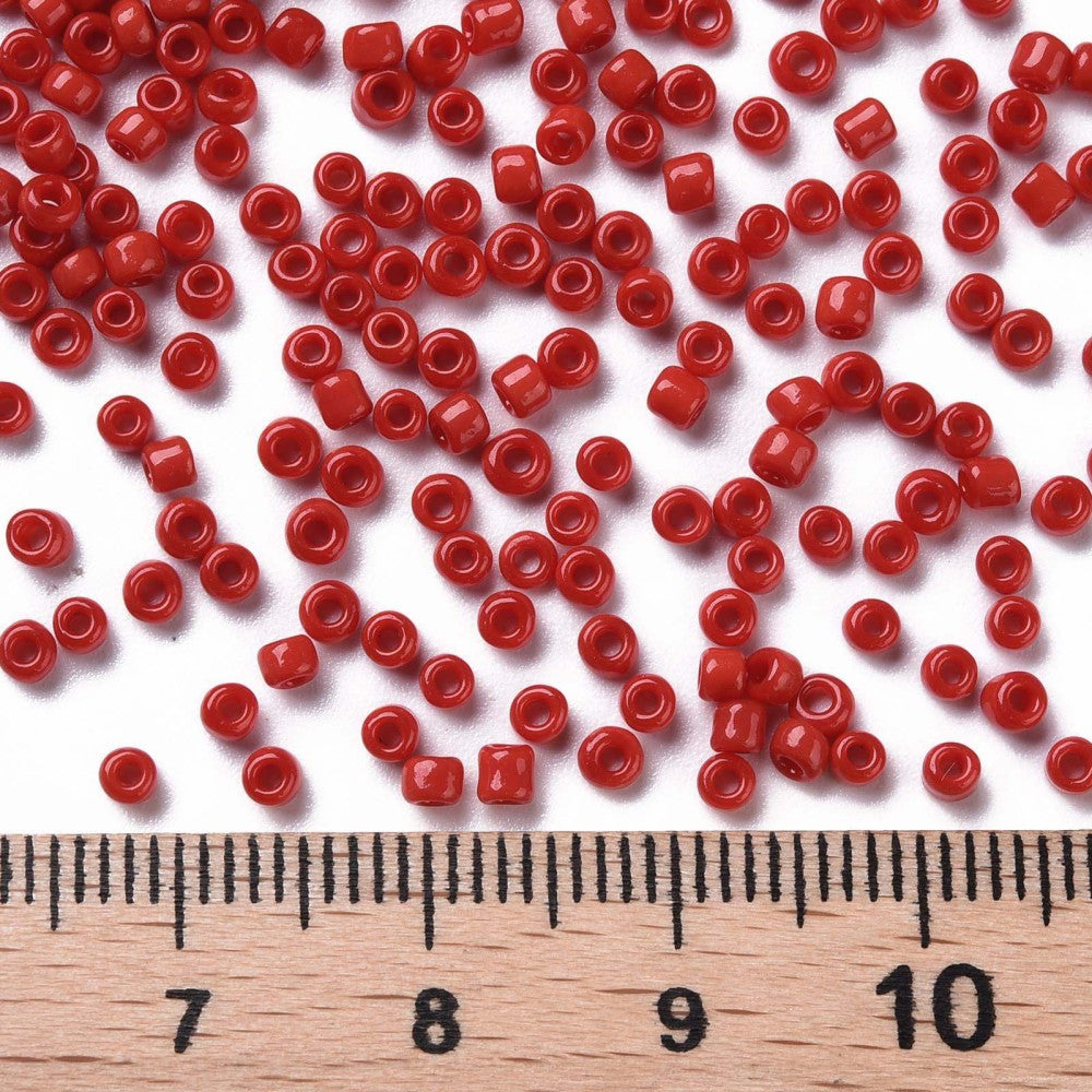 Crimson - 12/0 Opaque (50g) - Seed Beads