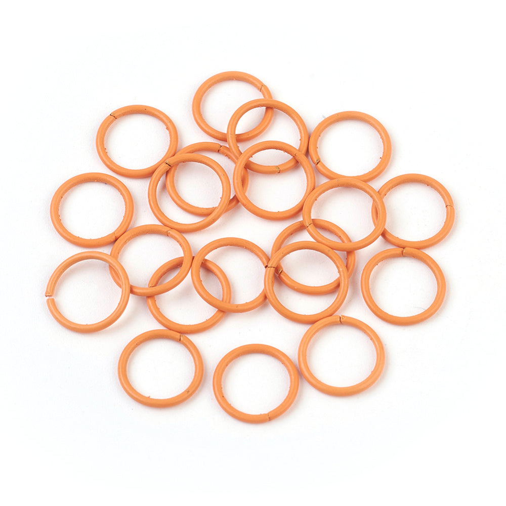 10mm Jumprings (20) - Orange