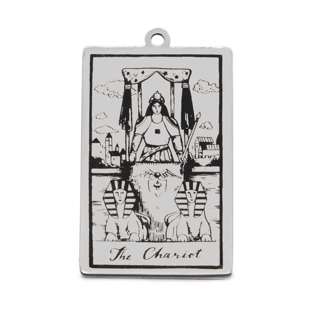 The Chariot - Tarot Card Pendant (1)