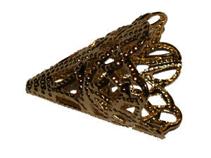 Filigree Bead Cone 22mm Qty: 1